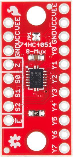 Immagine prodotto SparkFun Breakout multiplexer 8 canali (74HC4051) (Vari)