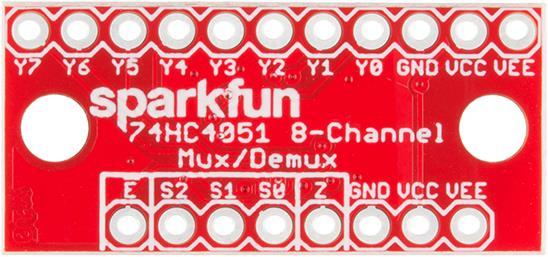 Immagine prodotto SparkFun Breakout multiplexer 8 canali (74HC4051) (Vari)