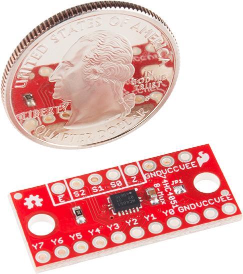 Immagine prodotto SparkFun Breakout multiplexer 8 canali (74HC4051) (Vari)