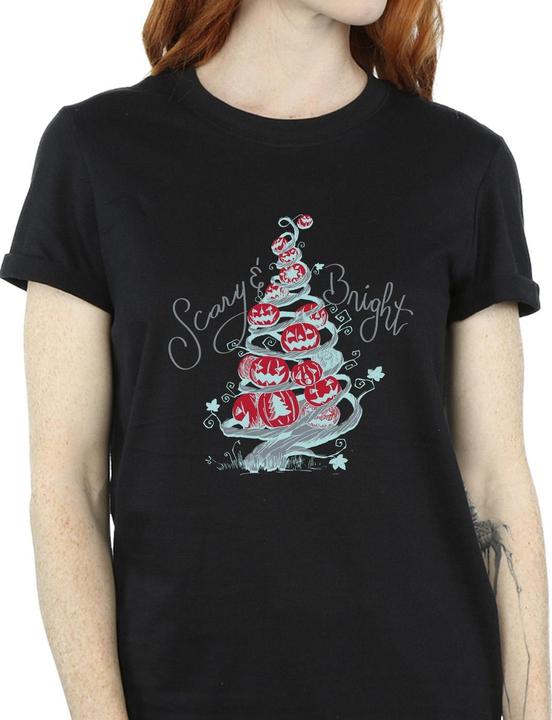 Image du produit Disney - T-shirt THE NIGHTMARE BEFORE CHRISTMAS SCARY & BRIGHT - Femme (4XL)