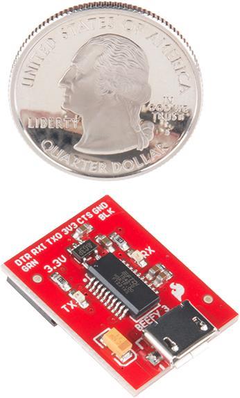 Image du produit SparkFun Beefy 3 FTDI Breakout de base (Divers)