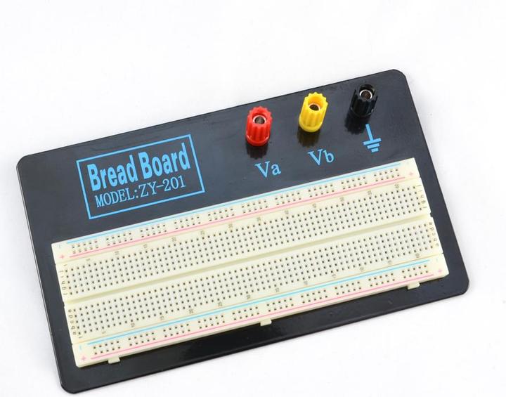 Produktbild OEM Full-Size Breadboard mit Verbindungsklemmen und Steckkabel C (Breadboard)