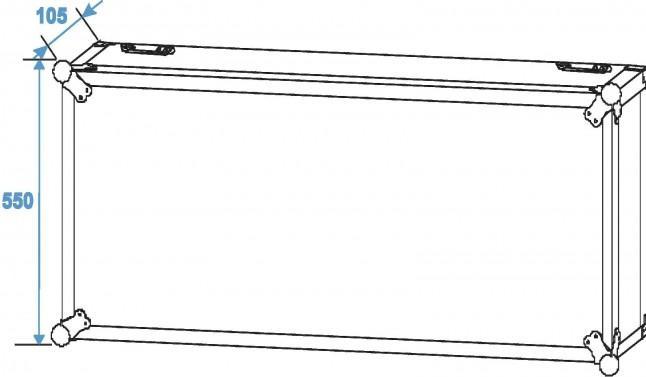 Produktbild Roadinger Verstärkerrack PR-2ST, 18HE, 57cm mit Rollen (Verstärker)