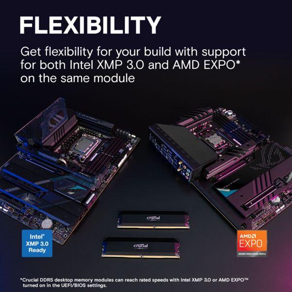 Immagine prodotto Crucial Pro Overclocking (1 x 16GB, 6000 MHz, RAM DDR5, U-DIMM)