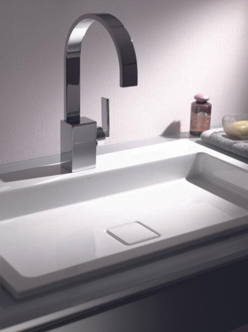 Immagine prodotto Alape Vasca da incasso EB.RE700H.2, rettangolare L: 700mm H: 90mm P: 460mm, 220800000000, bianco (460 mm, 700 mm)