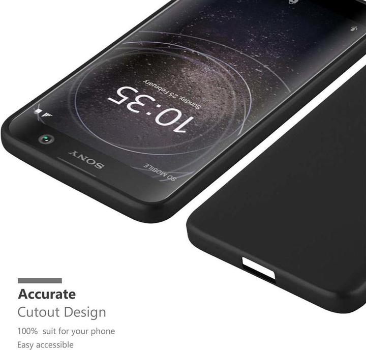 Actual product image Cadorabo Bumper TPU Matt Metallic (Sony Xperia XA2)