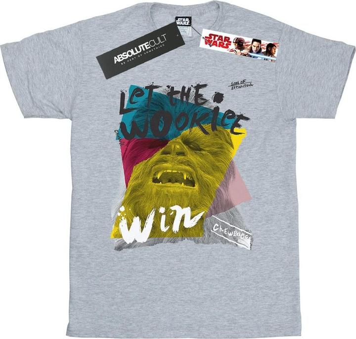Immagine prodotto Star Wars Let The Wookiee Win Maglietta Uomo (L)