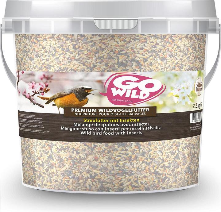 Immagine prodotto GoWild Alimentazione della paglia con insetti (1 x, 2.50 kg)