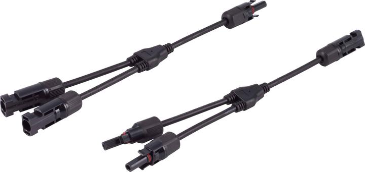 Image du produit Shiverpeaks S/CONN maximum connectivity PV4 Set de câbles adaptateurs en T, 2/1, 6mm², noir/noir, 30cm (0.30 m)