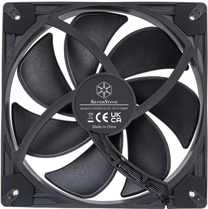 Produktbild Silverstone SST-VS140B - VISTA Performance enhanced 140mm PWM fan, black (140 mm, 1 x)