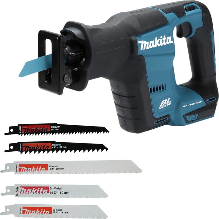 Actual product image Makita DJR 188 Z Akku Reciprosäge Säbelsäge 18 V Brushless + Reciprosägeblatt Set ( P-83967 ) -