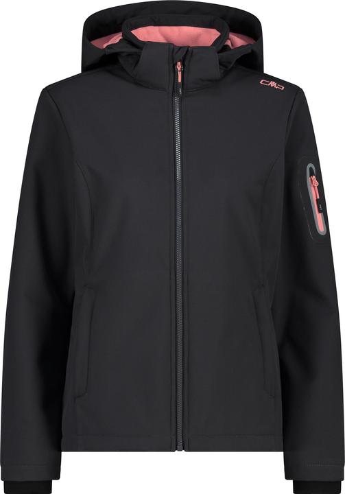 CMP Campagnolo Women's Softshell Jacket Zip Hood (34, XXS)