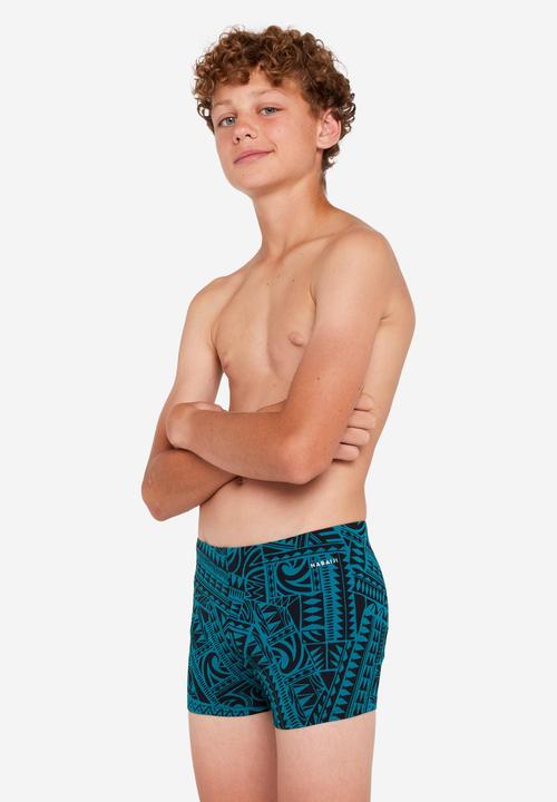 Produktbild Nabaiji Badehose Boxer Jungen - 500 Fitib Fatu grün (5, 6)