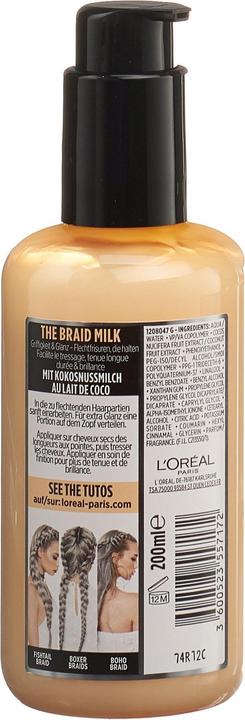 Image du produit L'Oréal Paris Stylista The Braid Milk (Crème capillaire, 200 ml)