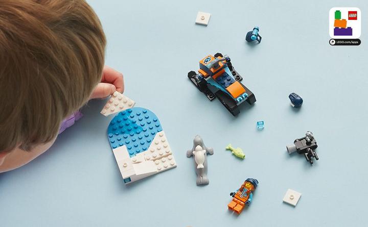 Produktbild LEGO Arktis-Schneemobil (60376, LEGO City)