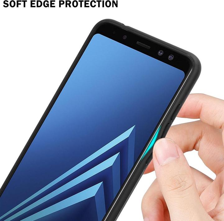 Productafbeelding Cadorabo TPU 2 kleuren glasdekking (Samsung Galaxy A8 (2018))