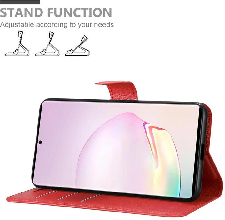 Actual product image Cadorabo Book with stand function cover (Samsung Galaxy Note 20)