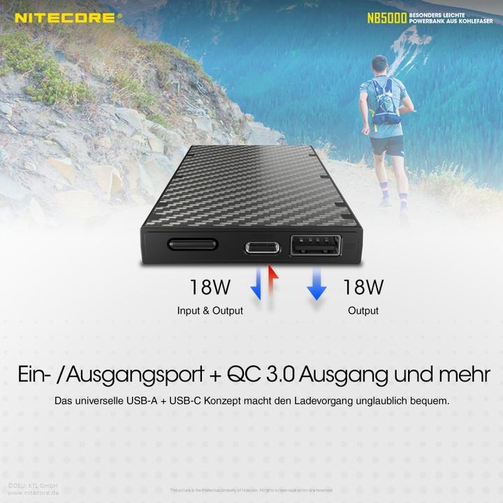 Actual product image Nitecore POWER BANK 5000MAH/NB5000 (5000 mAh)