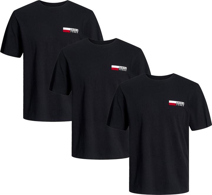 Actual product image Jack & Jones 3er Pack Corp T-Shirt (S)