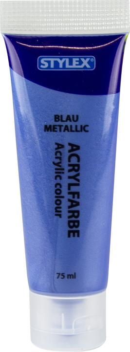 Actual product image Stylex Acrylic paint 6er 75 ml multicoloured (Multicoloured metallic, 75 ml)