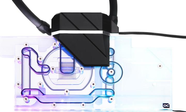 Image du produit Alphacool Hachoir à glace 2 GPU AIO 360mm RTX 3080/3090 Aorus Master/Xtreme avec plaque arrière