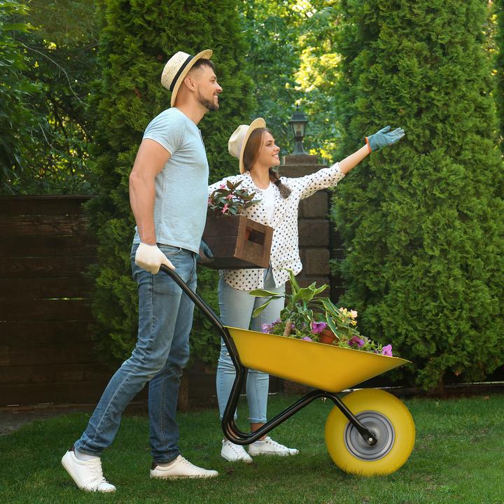 Image du produit Relaxdays Roue-de-brouette