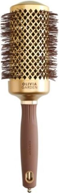 Image du produit Olivia Garden OLIVIA GARDEN Expert Blowout Shine szczotka do modelowania i suszenia włosów Złoto Brązowa 55mm