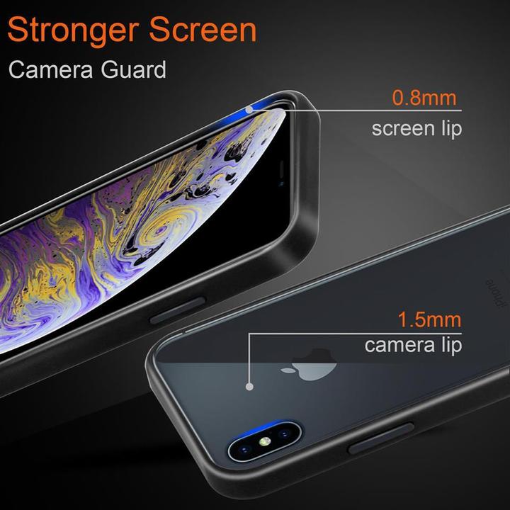 Actual product image Cadorabo Hybrid Matt Cover (Apple iPhone XS Max)