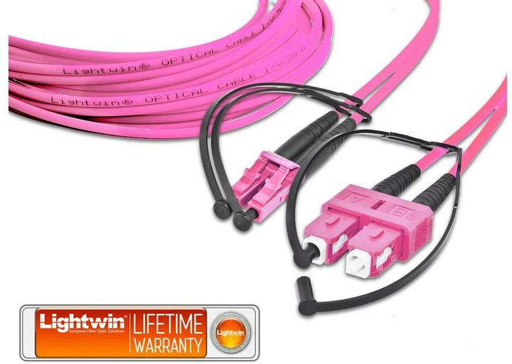 Immagine prodotto Lightwin Cavo patch in fibra ottica LC-SC, multimodale, OM4, 3m (3 m)