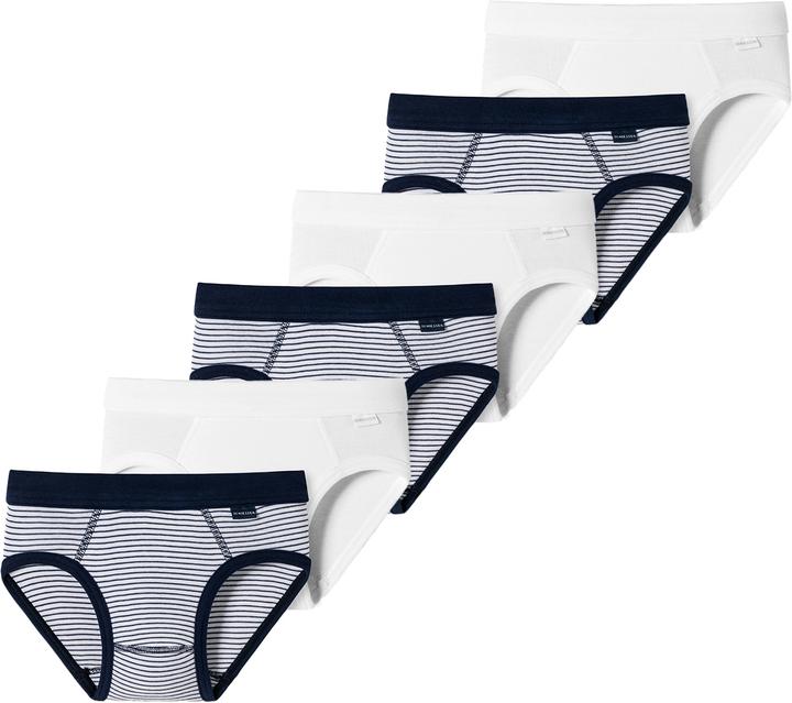 Produktbild Schiesser 6er Pack Kids Boys Feinripp Organic Cotton Sportslip (104, 6er Pack)