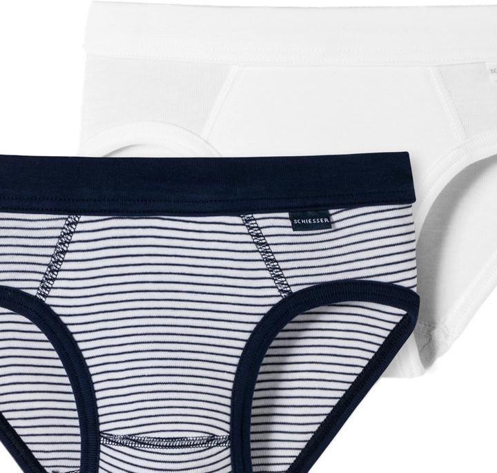 Produktbild Schiesser 6er Pack Kids Boys Feinripp Organic Cotton Sportslip (104, 6er Pack)