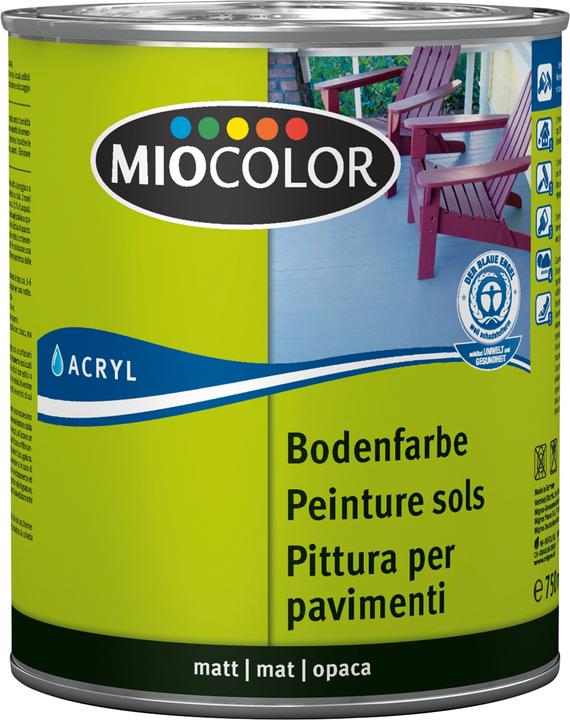 Produktbild Miocolor Acryl Bodenfarbe (Weiss, 0.75 l)