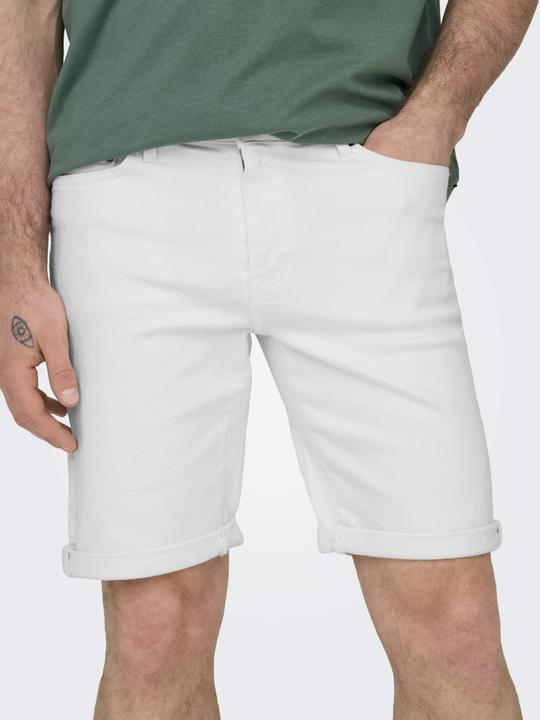 Produktbild Only & Sons Onsply White 9297 Azg Dnm Shorts Noos (XXL)
