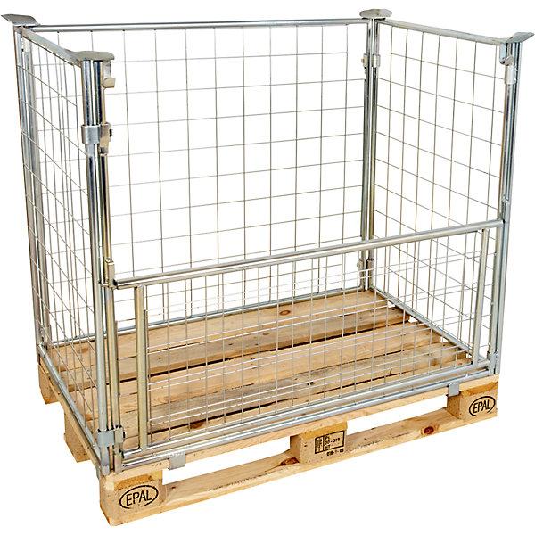 Produktbild eurokraft basic Gitter-Aufsatzrahmen für EUR-Palette