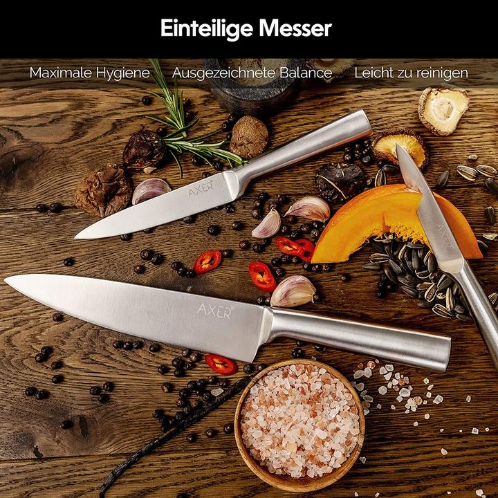 Produktbild Axer Küchenmesser-Set, 5-teilig, Silber (20 cm)