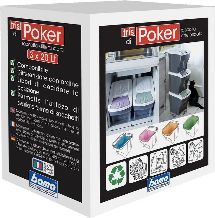 Immagine prodotto Bama Set Poker Tris (60 l)