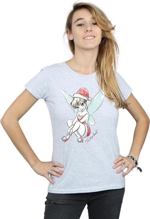 Immagine prodotto Disney Tinkerbell Christmas Fairy Maglietta Donna (S)