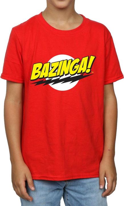 Immagine prodotto Dam Maglietta Bazinga in cotone per ragazzi (140, 146)