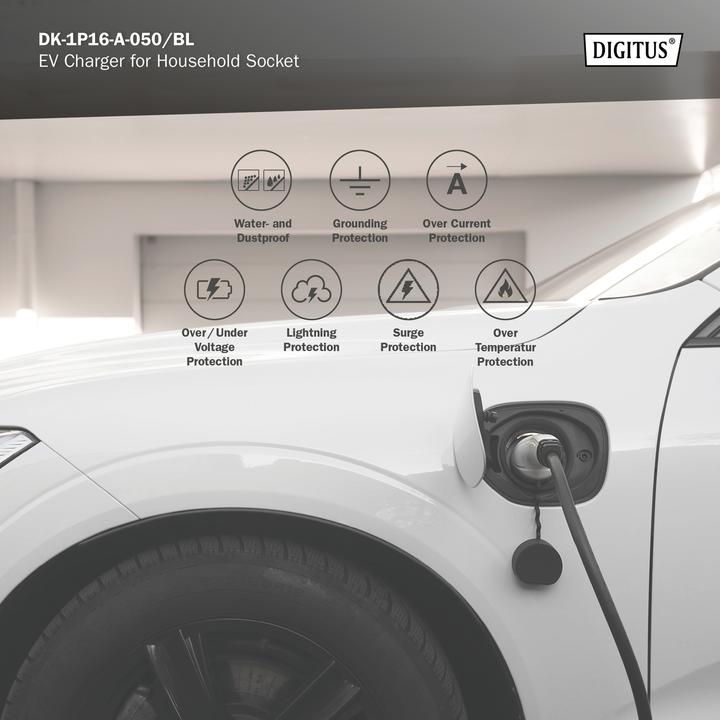 Actual product image Digitus EV charger (Type 2, 3.70 kW, 16 A, Type F)