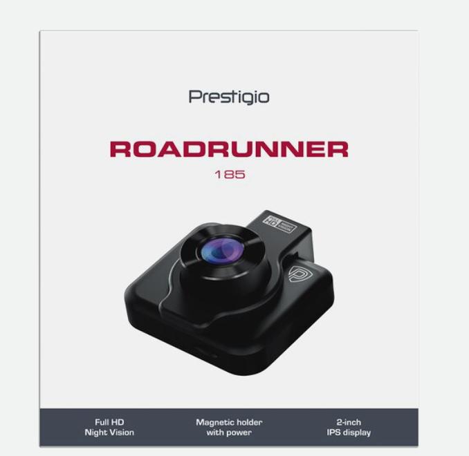 Immagine prodotto Prestigio RoadRunner 185 Full HD Nero (Bluetooth, Ricevitore GPS, Display integrato, Microfono incorporato, Visione notturna, FHD+)