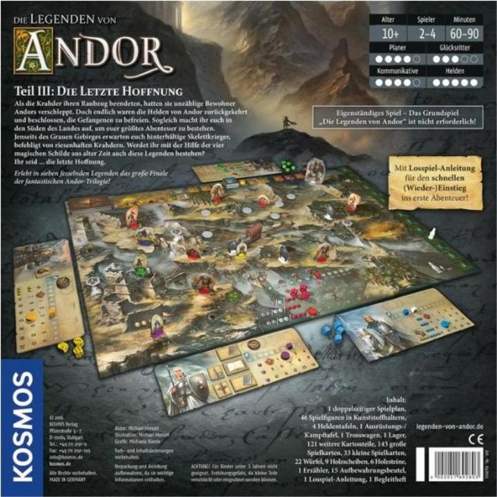 Immagine prodotto Kosmos Le leggende di Andor - Parte III L'ultima speranza (Tedesco)