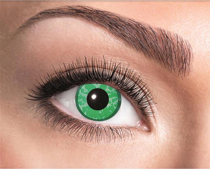 Actual product image Bach Optic Green contact lenses (green Diamond)