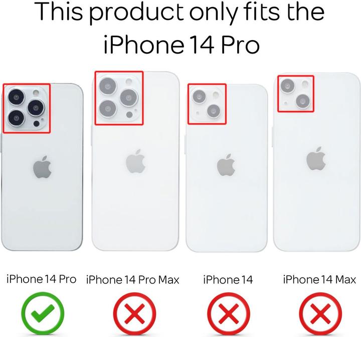 Produktbild Nalia Matte Ring Silikon Hülle (Apple iPhone 14 Pro)