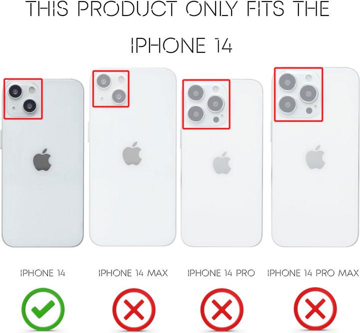 Immagine prodotto Nalia Copertura in silicone effetto pelle (Apple iPhone 14)