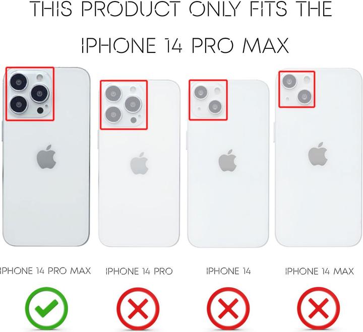 Produktbild Nalia Leder-Look Silikon Hülle (Apple iPhone 14 Pro Max)