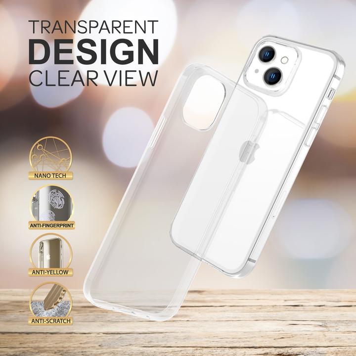 Produktbild Nalia Klare Transparente Silikon Hülle (Apple iPhone 14)