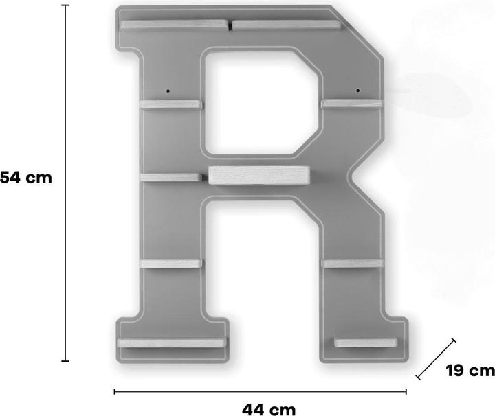 Actual product image VCM Shelf letter R for Toniebox Tonies