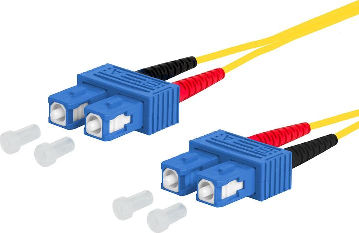 Metz Connect Cavo patch in fibra ottica monomodale OS2 (UTP, CAT6a, 4 m)