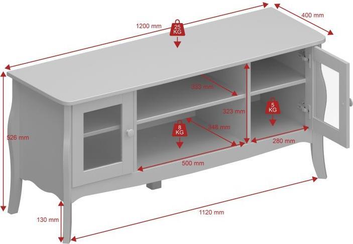 Immagine prodotto Steens Barocco (120 x 40 x 53 cm)