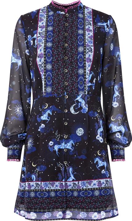 Joe Browns Mystical Sheer Sleeve Mini Dress (40)